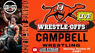 CAMPBELL WrestleOffs LIVE on BEG Wrestling [upl. by Ariaet]