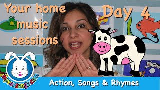 DAY 4  Daily Action Songs amp Rhymes with Emma  MyVoxSongs [upl. by Orten]