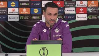 Mister Palladino e Colpani Conferenza stampa verso StGallen vs Fiorentina [upl. by Uah]