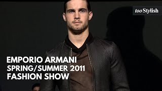 Emporio Armani Fashion Show  SpringSummer Menswear Collection 2011 4K  tooStylish [upl. by Blayne489]