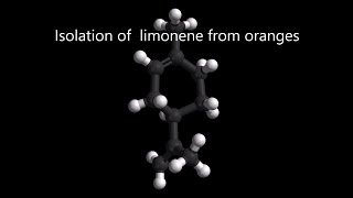 Isolation of limonene [upl. by Duthie]