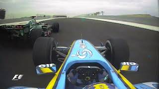 F1™ 2004 Renault R24 Onboard Engine Sounds [upl. by Elgar699]