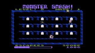 Atari 8bit Monster Smash [upl. by Hilleary]