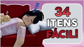 34 ITENS GRÁTIS PARA PREGUIÇOSOS MEGA FÁCIL  Roblox 😴 [upl. by Dijam16]