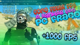 COMO FIXAR SEU FPS E GANHAR FPS FIVEM NO PC FRACO [upl. by Lhok359]