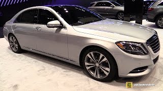 2016 Mercedes S550 4Matic  Exterior and Interior Walkaround  2016 Chicago Auto Show [upl. by Perrins186]