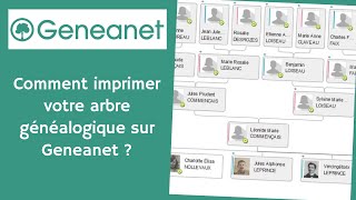 Imprimer votre arbre généalogique sur Geneanet [upl. by Cirnek]