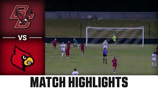 Boston College vs Louisville Match Highlights  2024 ACC Womens Soccer [upl. by Odranoel]