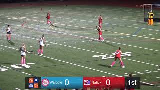 Walpole Varsity Field Hockey vs Natick [upl. by Otreblasiul]