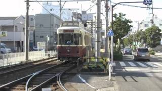 【東京都交通局 都電荒川線】9000形9001号車 荒川車庫へ入庫 [upl. by Niuqaoj349]