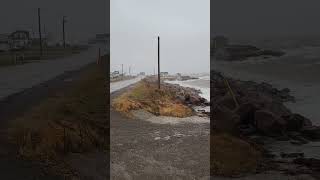 Crashing waves and road sea spray [upl. by Eidak984]