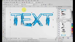 Corel Draw X5 Artistic Media Tutorial [upl. by Gauntlett]