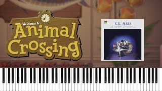 Animal Crossing  KK Aria Piano Tutorial [upl. by Hamish652]