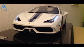 Cool Cars by Jakob  18 Mini Ferrari 458 SpecialeAperta  Luxurious Model Car [upl. by Alphonso]