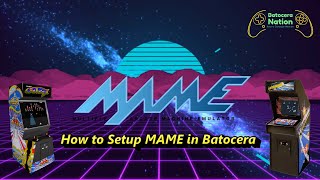 How to Setup MAME in Batocera [upl. by Llemert529]