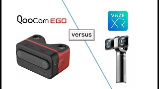 QooCam EGO vs Vuze XR 3D VR Camera Review [upl. by Derby]