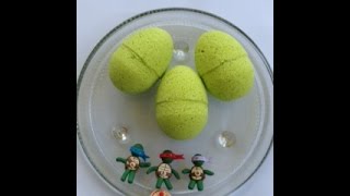 Ninja Turtles 2014 bath bombs with toy inside [upl. by Lillith]