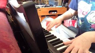 Invader Zim Theme on Piano Sight Reading Practice [upl. by Pelaga]