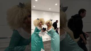 Twin Rosalinas🩵 rosalina nintendo cosplay [upl. by Ehsrop]