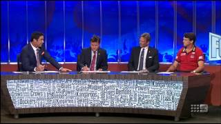 20140320  The Footy Show  Dustin Fletcher Paul Roos Bernie Vince [upl. by Enneirdna]