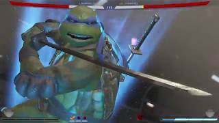 Injustice 2 Leonardo vs Raphael [upl. by Adnauqahs]