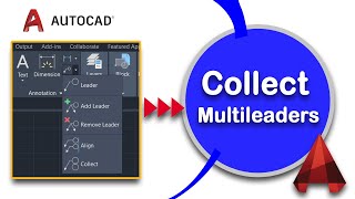 How to collect Multi leaders in AutoCAD [upl. by Heger14]