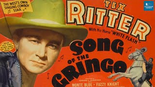 Song of the Gringo 1936  Western Film  Tex Ritter Ted Adams White Flash [upl. by Laeno]