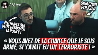 Un POLICIER remet en place un ÉLU NUPES en plein Conseil Municipal   La Mairie de Besançon [upl. by Vasilek443]