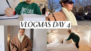 VLOGMAS IN NEW YORK DAY 4 sunday reset meal planning brunch in west village [upl. by Aicinad142]