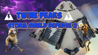 Fortnite Save The World  TWINE PEAKS Storm Shield Defense 2 Gameplay [upl. by Godart152]