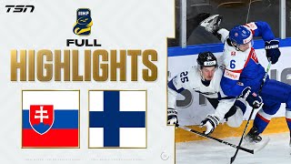 Slovakia vs Finland FULL HIGHLIGHTS  World Juniors 2024 [upl. by Nymassej]