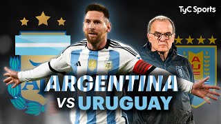 EN VIVO 🔴 ARGENTINA vs URUGUAY  Eliminatorias Sudamericanas ⚽ ¡Juega la SCALONETA por TyC SPORTS [upl. by Ydne754]