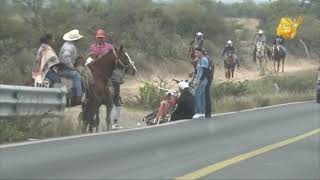 Peregrinos van a celebrar a San Martin Caballero en la comunidad San Martin de Terreros [upl. by Eikram]