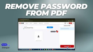 How to Remove Password From PDF [upl. by Spratt498]