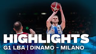 G2 LBA HIGHLIGHTS  MILANO DINAMO [upl. by Auqenet]