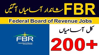 FBR Jobs August 2024  Federal Board of Revenue Jobs  New FBR Jobs  Jobs in FBR 2024 Apply Online [upl. by Eetsirk95]