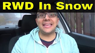 Can You Drive A RWD Car In The SnowDriving Answer [upl. by Antipas]