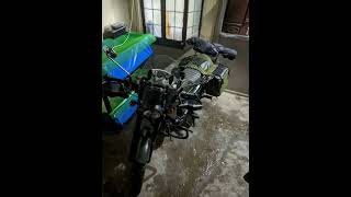 150 CAFE RACER MOTORCYCLE INSTALLED SADLE BAG MOTORSTAR CAFE 150 [upl. by Dymoke]