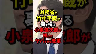 財務省と竹中平蔵が裏で操る小泉進次郎が掲げたヤバすぎる改革 小泉進次郎 財務省 竹中平蔵 海外の反応 wcjp [upl. by Eirrac]