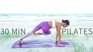 30 MIN FULL BODY WORKOUT  Intermediate Mat Pilates [upl. by Quincey]