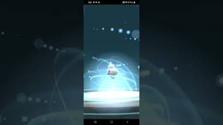 Vanillite Evolves to Vanillish  Pokemon go pokemon nintendo pokemongo pokémon pikachu [upl. by Stelmach]