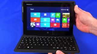 Lenovo Ideapad Miix 10 unboxing and hands on [upl. by Julita]