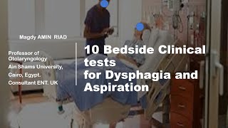 10 Bedside Clinical tests for Dysphagia and Aspiration [upl. by Atived]