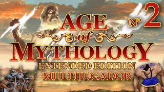 Age of Mythology Extended Edition  2ª Partida Multijugador [upl. by Ahsiet]