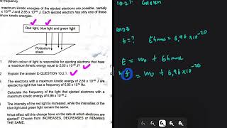 Photoelectric Effect Grade 12 Physics November 2024 F 1106667 °C [upl. by Cromwell956]