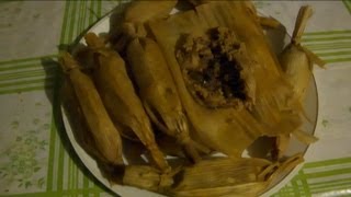 COMO SE HACEN LOS TAMALES DE CARNE EN EL RANCHO [upl. by Arhat]