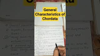 General characteristics of Phylum Chordata  chordates chordata zoology trendingshorts [upl. by Rebeca57]