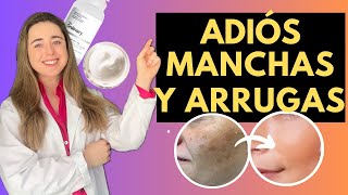 MÉDICO DERMATÓLOGA EXPLICA CÓMO ELIMINAR MANCHAS Y ARRUGAS  ARBUTINA DMAE ¿FUNCIONAN THE ORDINARY [upl. by Utham]