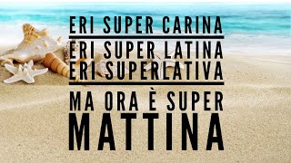 Super Martina  Lorenzo Fragola feat Gazzelle testo  lyric video [upl. by Irt]