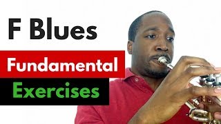 Practicing the F Blues  Jazz Trumpet Lesson [upl. by Shirlee489]